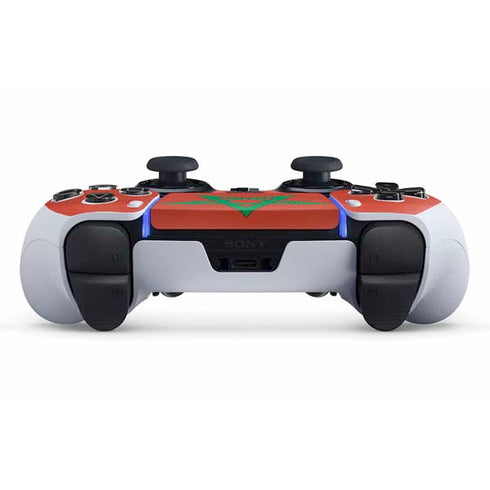 Morocco Flag Distressed PS5 DualSense Edge Pro Controller Skin